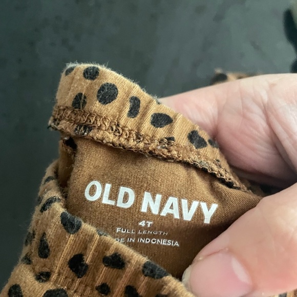 Old Navy Olive Green and Brown Legging Set Size 4T - Picture 5 of 5